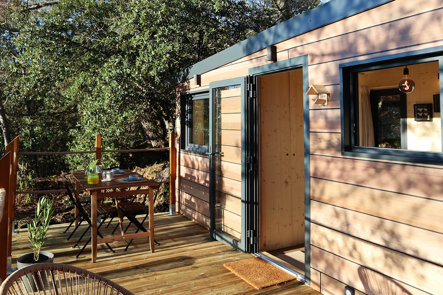 Bardage composite Red Cedar Tiny House