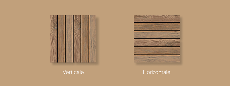 Verticale, Horizontale